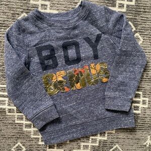 Joe Fresh Boy Genius camouflage sweatshirt size 4